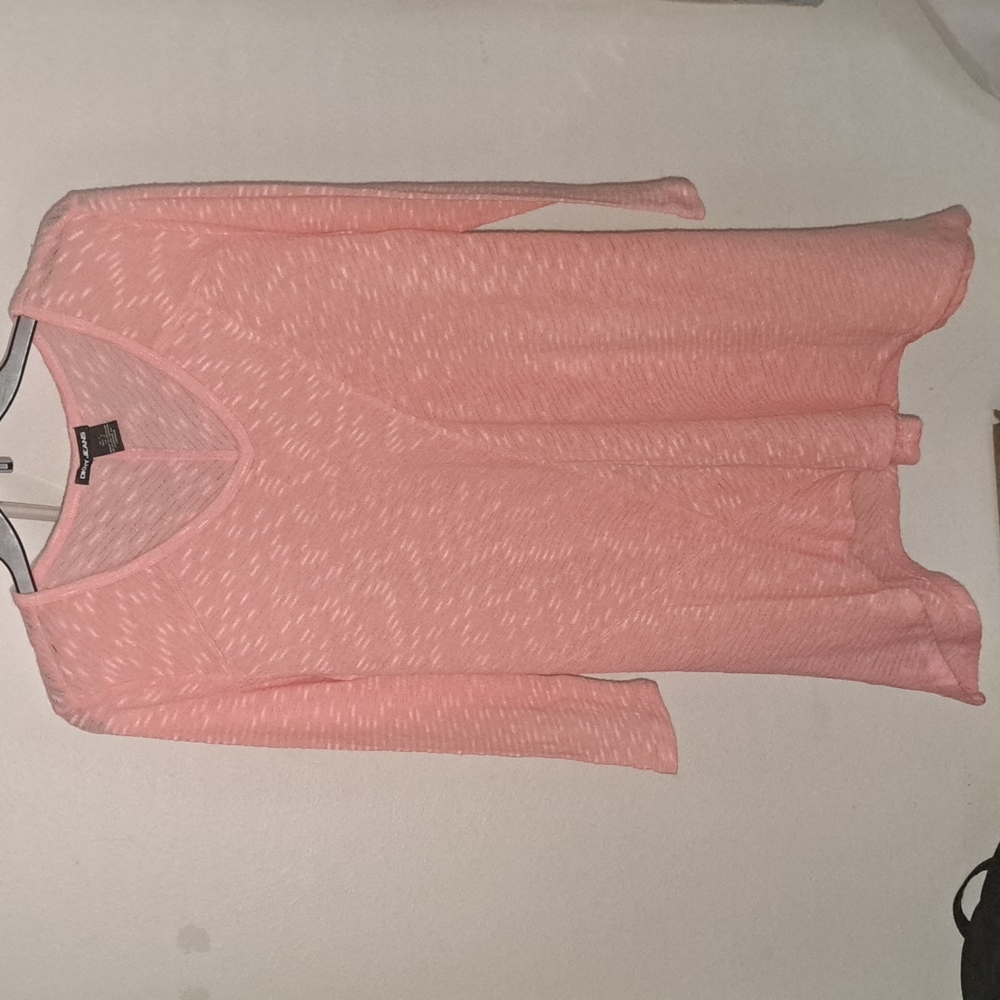 DKNY Jeans size Large peach colored top